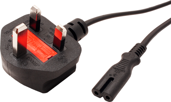 Actual product image Value power cables (1.80 m, BS 1363, IEC 320)