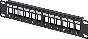 Delta Patch panel 12x keystone slot (PP10-12/K)