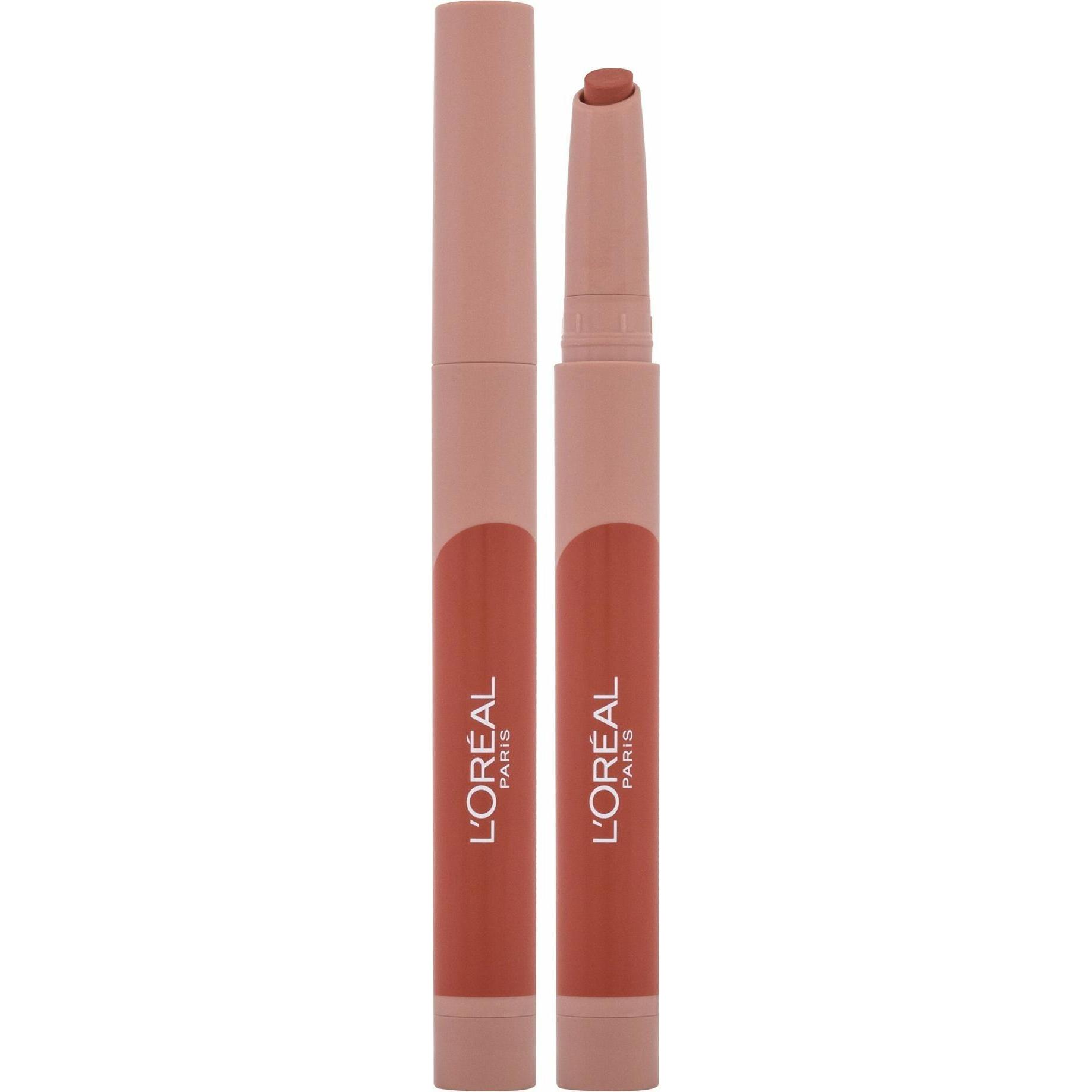 L'Oréal Paris, Lippenstift + Lipgloss, Infallible Matte Lip Crayon (106 Mon Cinnamon)