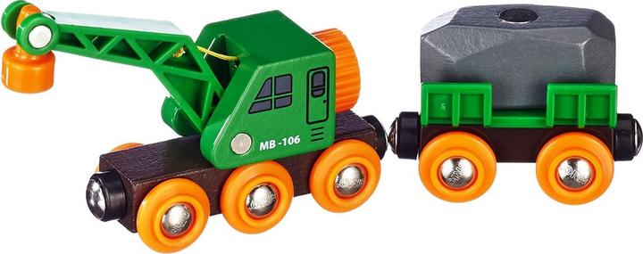 Productafbeelding Brio Kraanwagen met aanhanger