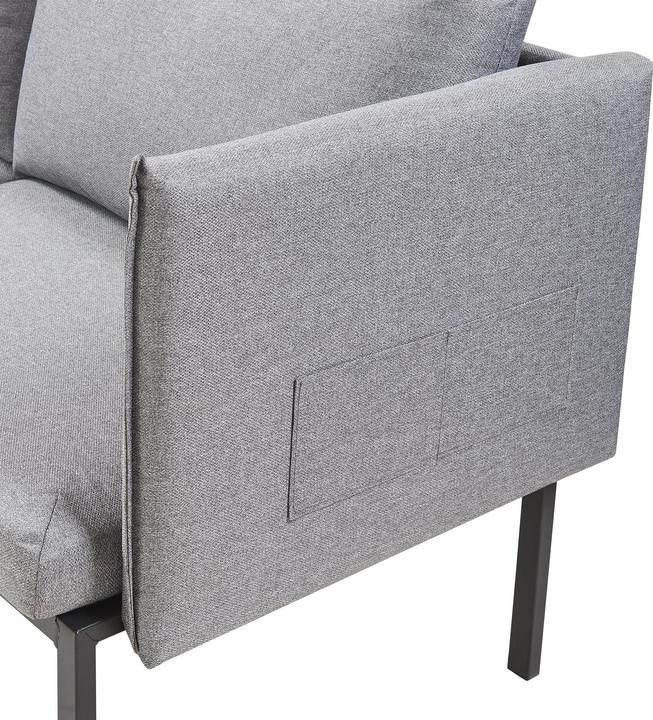 Actual product image En.Casa 2-Sitzer-Sofa Kamar 69x158x63 cm Grau (2 person sofa)