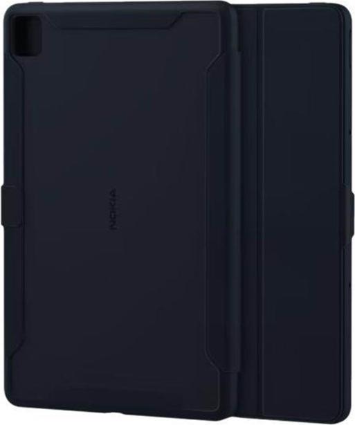 Actual product image Nokia T21 Recycled Flip Case Dark Blue