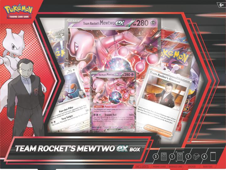 Actual product image Pokémon P-EN Team Rocket's Mewtwo ex Box (English, Box Set & Collection)