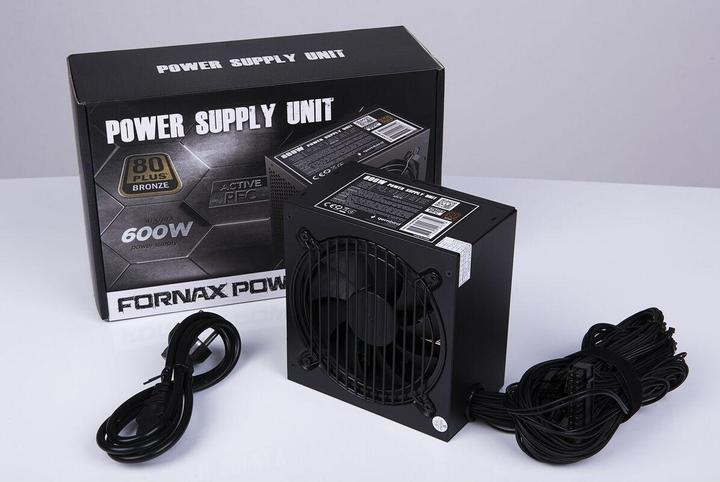 Produktbild Gembird Power supply ATX 80+Bronze aktywne PFC, fan (600 W)