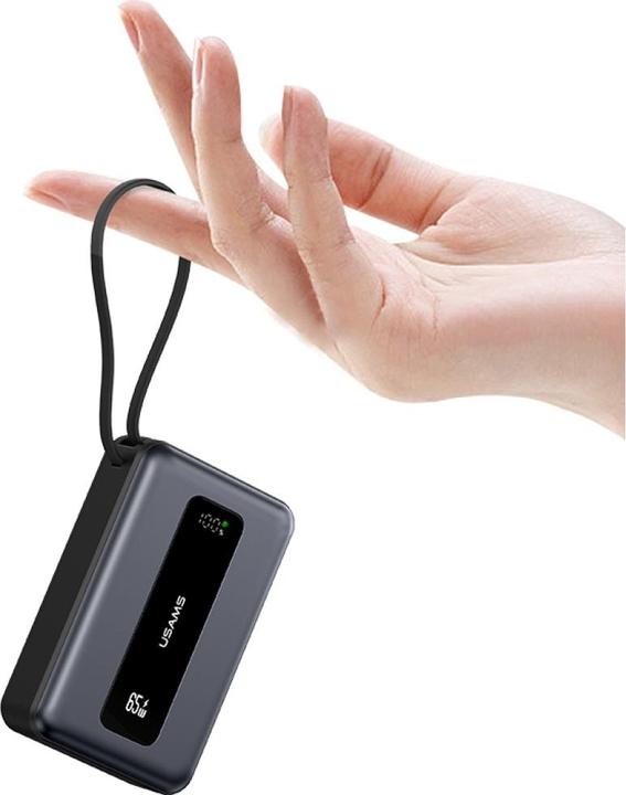 Actual product image Usams Powerbank XH Series CD243 20000mAh 65W tarnish (20000 mAh, 65 W, 77 Wh)