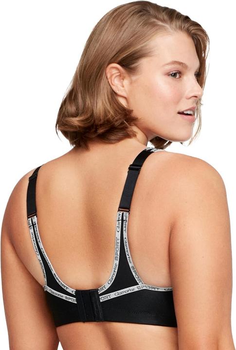 Actual product image Glamorise Nobounce Camisole 1066 Womens NonWired Sports Bra Black 95H Black 95H (95 H)