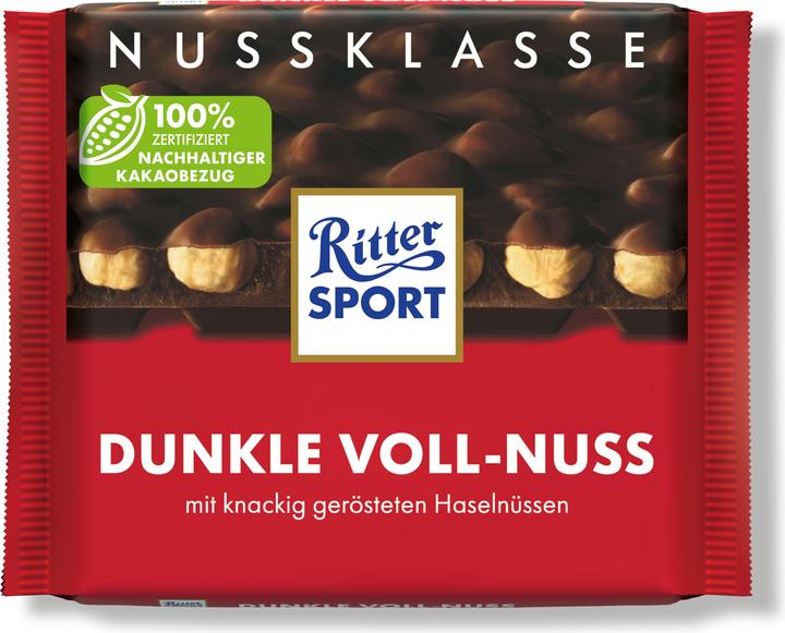 Produktbild Ritter Sport Dunkle Voll-Nuss (100 g)