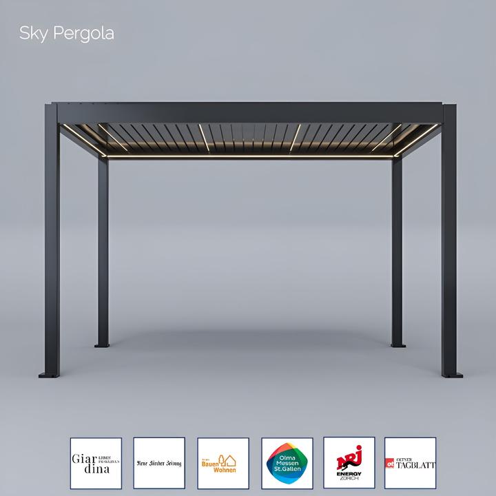Immagine prodotto Spa Solutions Pergola in alluminio SkyMotion LED 3m x 4m (400 cm, 300 cm)