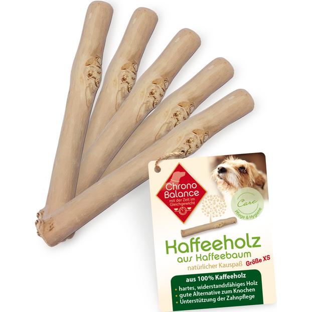Thumbnail - ChronoBalance Kaffeeholz - XS (5er Paket), Hundespielzeug