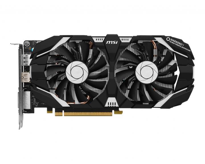 Actual product image MSI GeForce GTX 1060 6GT OCV1 (6 GB)