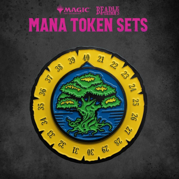 Actual product image Beadle & Grimm´s Magic the Gathering Dice and Token Pack Green Mana