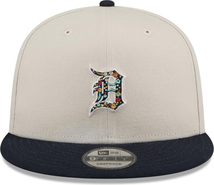 Actual product image New Era 9Fifty Snapback Cap - FLORAL Detroit Tigers stone