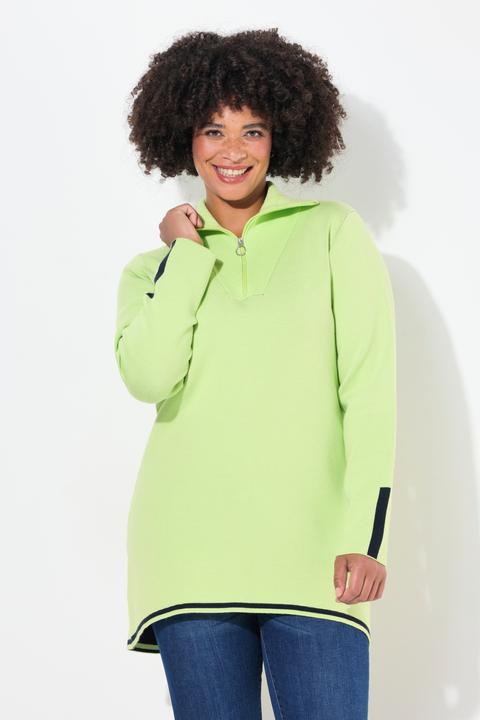 Actual product image Angel of Style Knitted sweater with double-faced knit and zip-up collar (56)