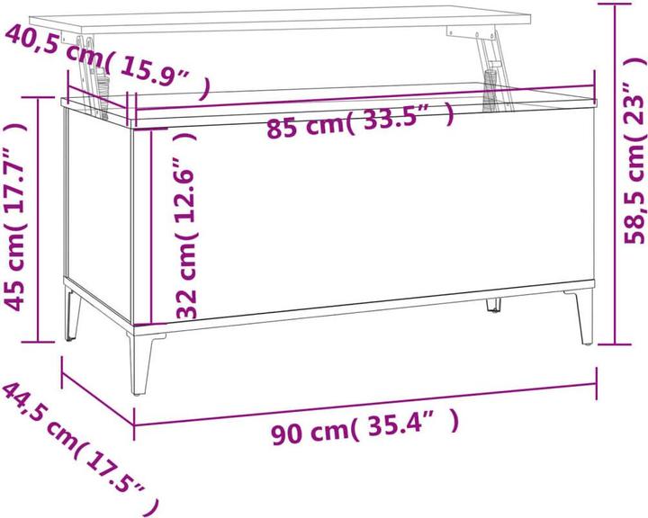 Image du produit vidaXL Couchtisch