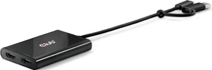 Club 3D Club3D Adapter USB-C (USB A Adapter) > 2x HDMI 4K@60Hz St/Bu retail (USB Typ-C, 9 cm)