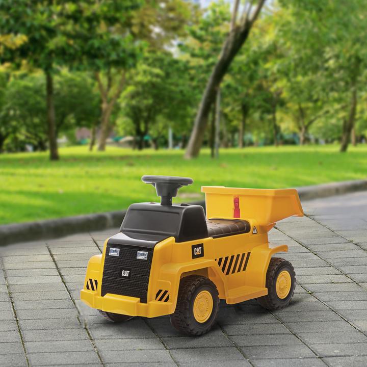 Image du produit Homcom Tracteur électrique pour enfants avec camion-benne (6 V)