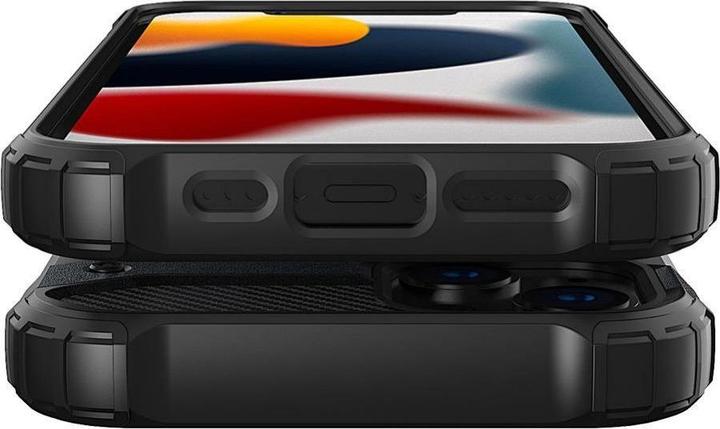 Actual product image Hurtel Hybrid Armor case iPhone 14 Plus armoured hybrid case black (Apple iPhone 14 Plus)