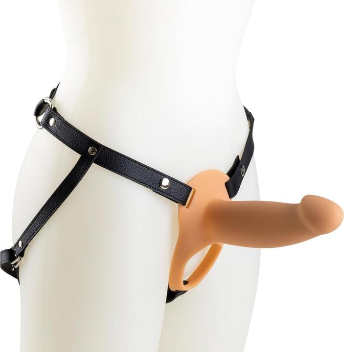 Actual product image Virgite Dildos with harness brand HOLLOW HARNESS C/VIBRATION H3 SIZE S
