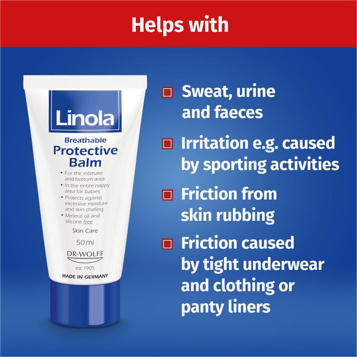Actual product image Linola Protective Balm (100 ml, Intimate cream)