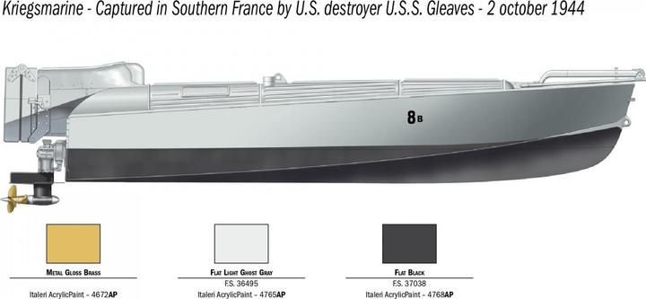 Produktbild 1:35 M.T.M. Barchino with crew