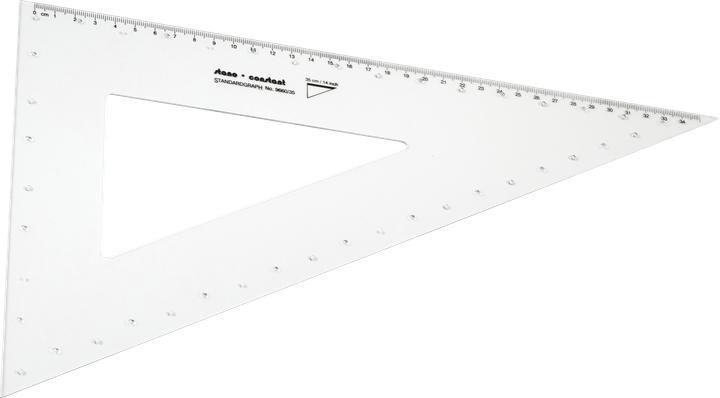 Actual product image Standardgraph Geodreieck Constant 9660/35 35,0 cm (35 cm, Plastic)
