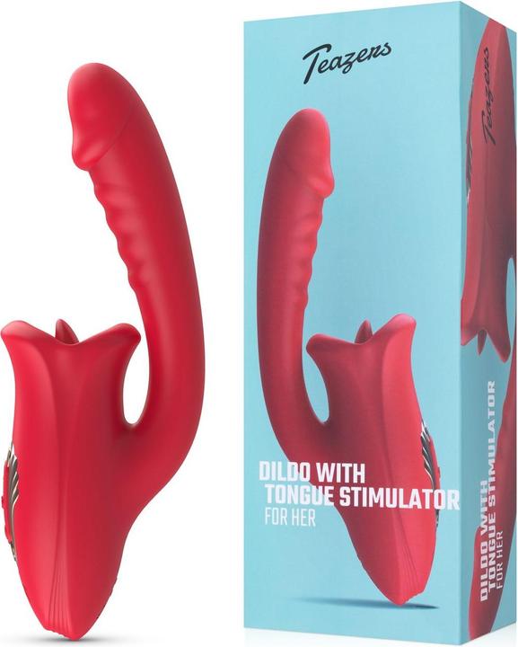Teazers Dildo mit Klitorisstimulator
