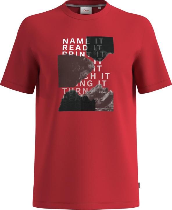Produktbild s.Oliver T-Shirt Jerseyshirt mit Print (S)