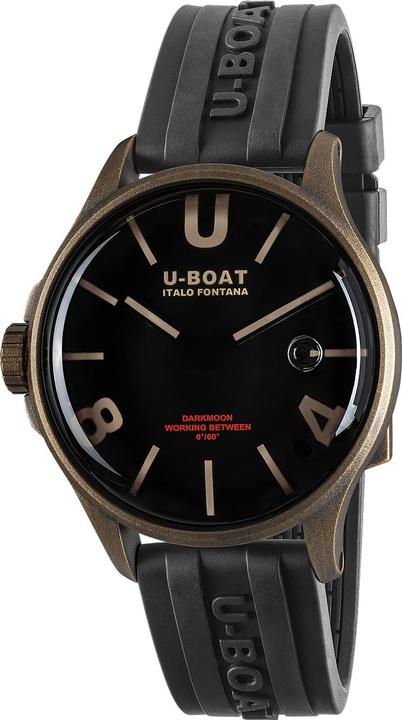 Immagine prodotto U-Boat 9549 Orologio da uomo vintage marrone Darkmoon 40mm 5ATM (Orologio da polso analogico, 40 mm)
