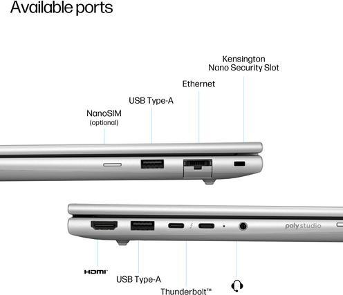 Image du produit HP EliteBook 6 G1a (14.14", 1000 Go, 32 Go, DE, AMD Ryzen 7 250)