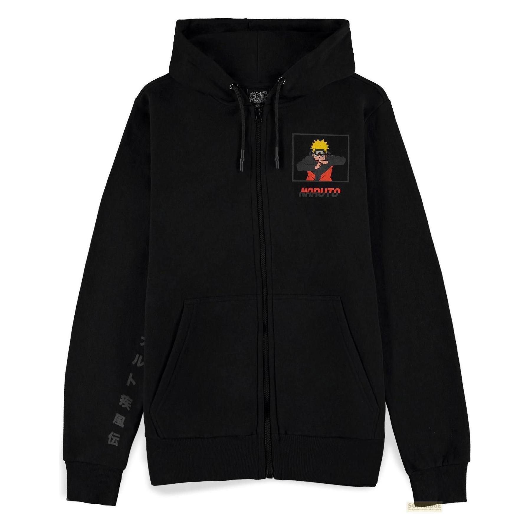 Difuzed, Herren, Pullover, Naruto - Naruto - Hoodie Homme (Xl), Schwarz, (Xl)
