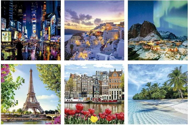 Immagine prodotto Educa Puzzle cubo 3D da viaggio (216 pezzi)