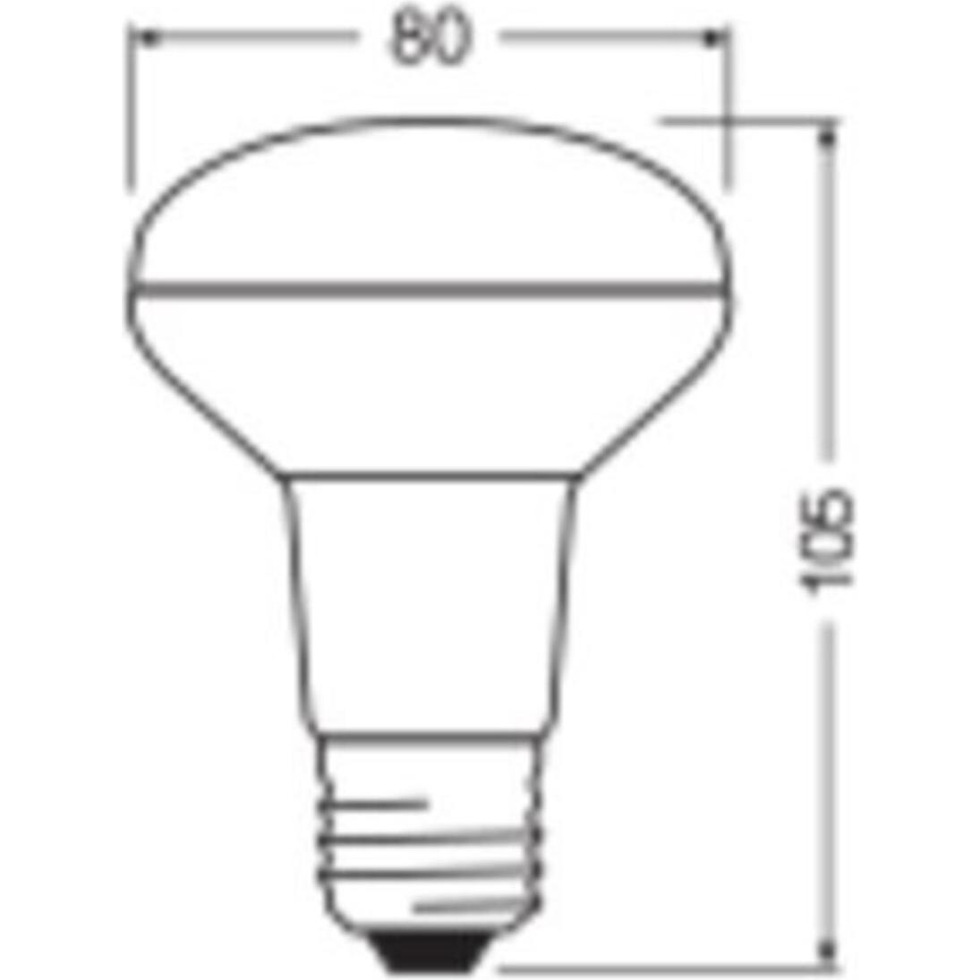 Thumbnail - Ledvance, Leuchtmittel, LED-Reflektorlampe (E27, 8.50 W, 670 lm, 1 x, F)
