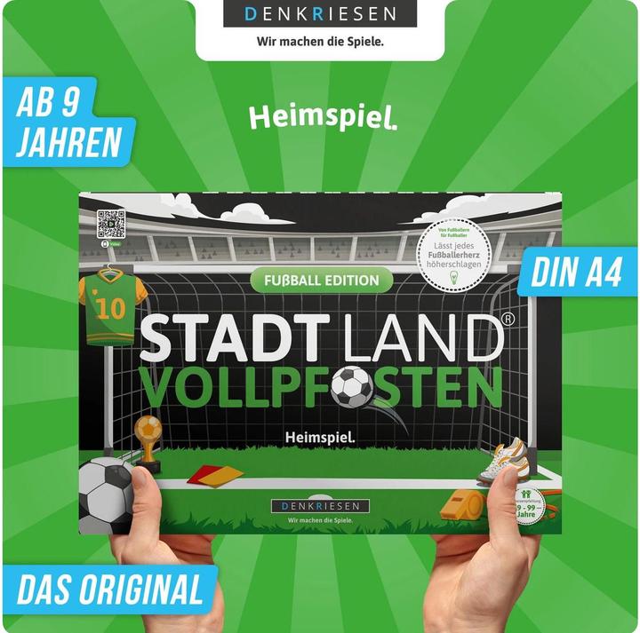 Produktbild Denkriesen Stadt Land Vollpfosten - A4 Block Fussball Edition (d) (Deutsch)