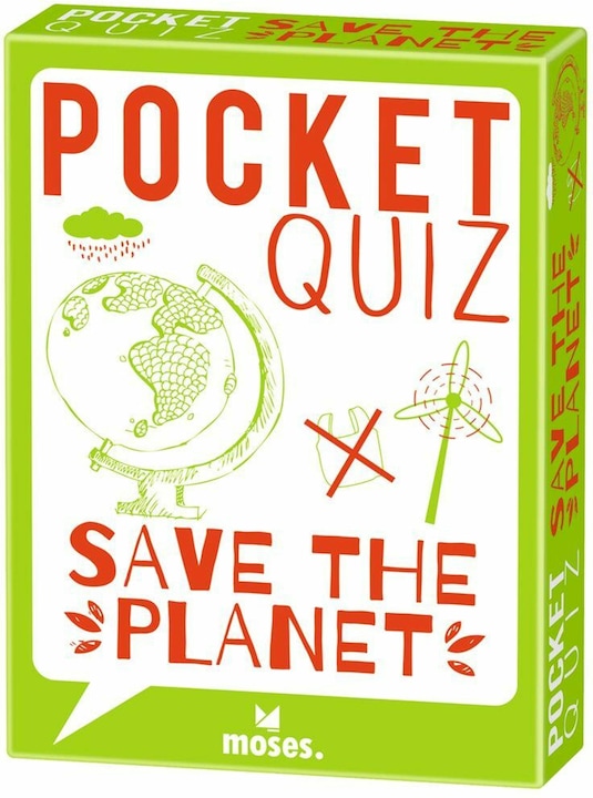 Produktbild MOS00996 - Pocket Quiz - Save the Planet, Quiz-Spiel, 2+ Spieler, ab 12 Jahren (DE-Ausgabe) (Deutsch)