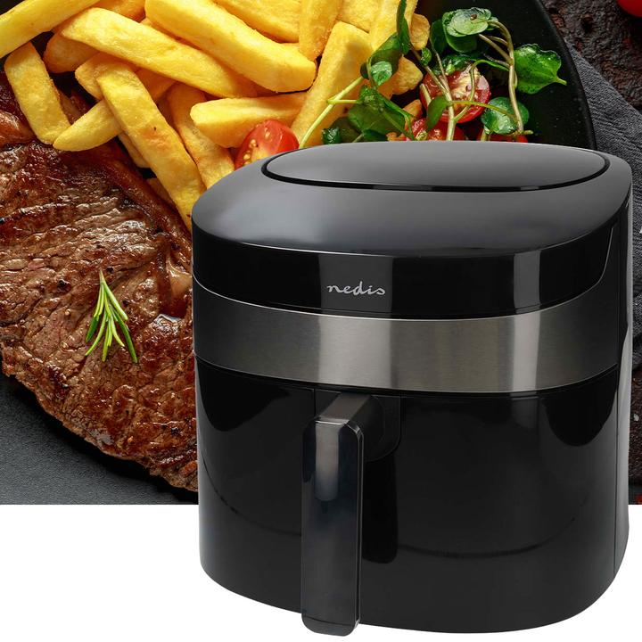 Image du produit Nedis Friteuse à air chaud SmartLife Wi-Fi | 7,2 l | Minuterie : 240 min | Nombre de programmes préréglés