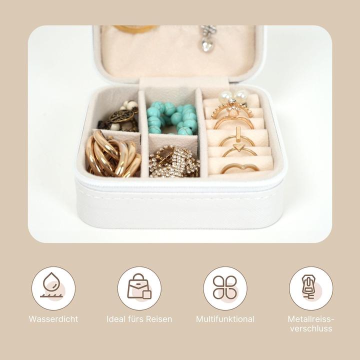 Produktbild Hermex Reise-Schmuckschatulle Schmuckkästchen Schmucketui Travel Jewelry Box