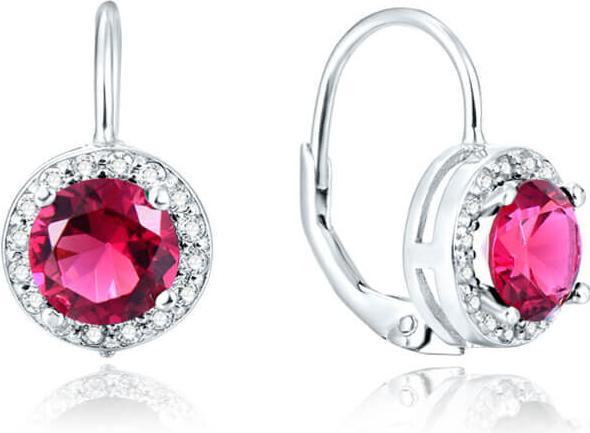 Image du produit Beneto Boucles d'oreilles pailletées en argent AGUC1158 (L)