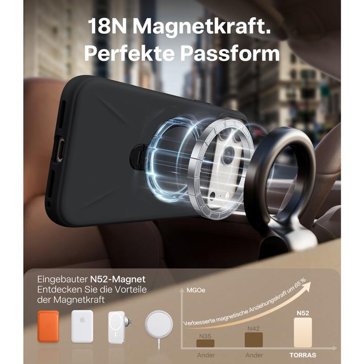 Produktbild Torras Ostand Spin Softune Series (Apple iPhone 17 Pro Max)