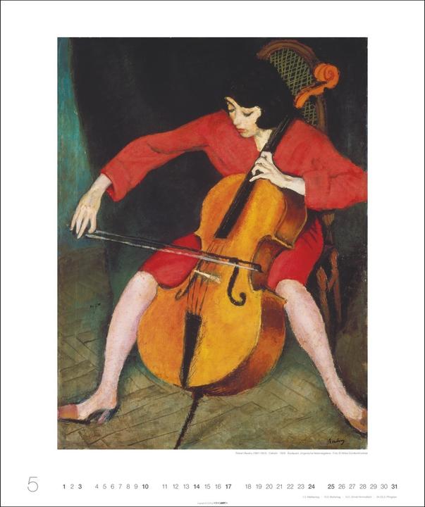 Produktbild Allegro - Musik in der Kunst Kalender 2026 (46 x 55 cm)