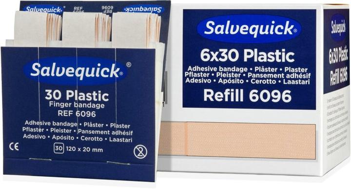 Produktbild Salvequick Refill Pflaster-Strips wasserfest (30x)