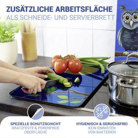 Produktbild Wenko Glasabdeckplatte Universal Mod. Eule, 2er Set für alle Herdarten