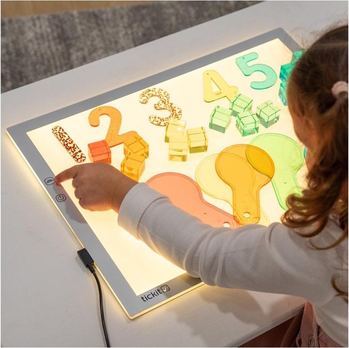 Actual product image TickiT Light panel with color change for children - rectangular A3 - (size 46 x 34 cm)