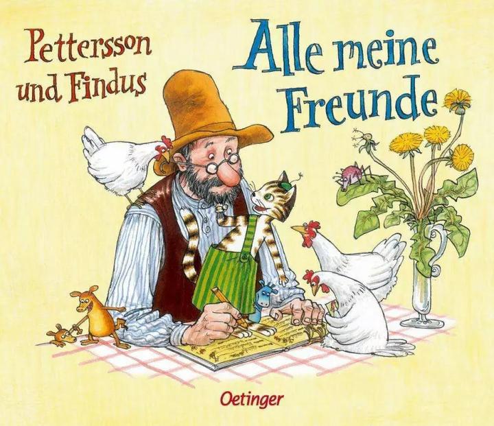 Actual product image Pettersson und Findus. Alle meine Freunde (German, Sven Nordqvist, 2017)