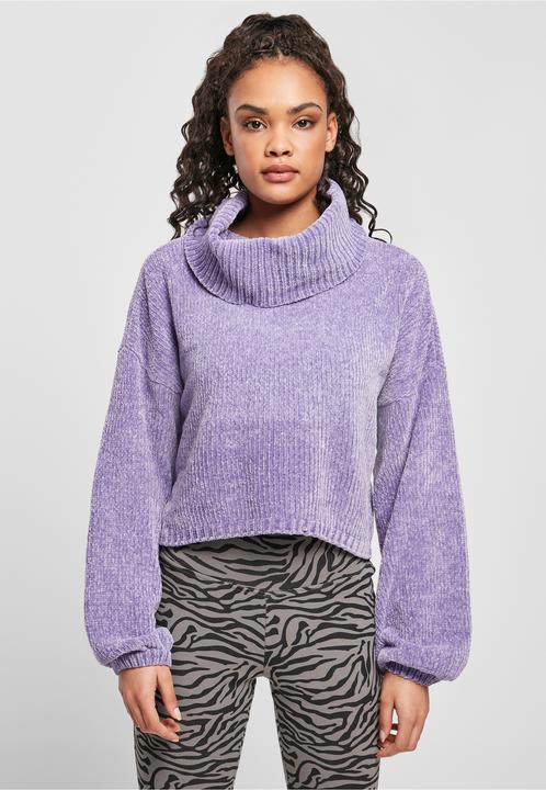 Produktbild Urban Classics Ladies Short Chenille Turtleneck Sweater - 13801 (S)