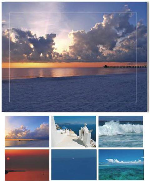 Actual product image Baback Haschemi Double Card-Böxli 823 SEA & COAST (6 pcs.)