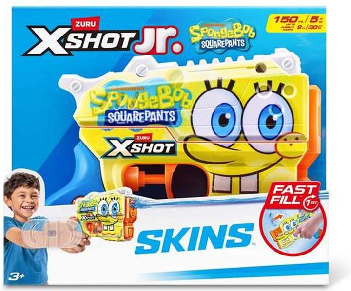 Xshot Water ZURU - Fast-Fill Spongebob Jr. Blaster (Removable)