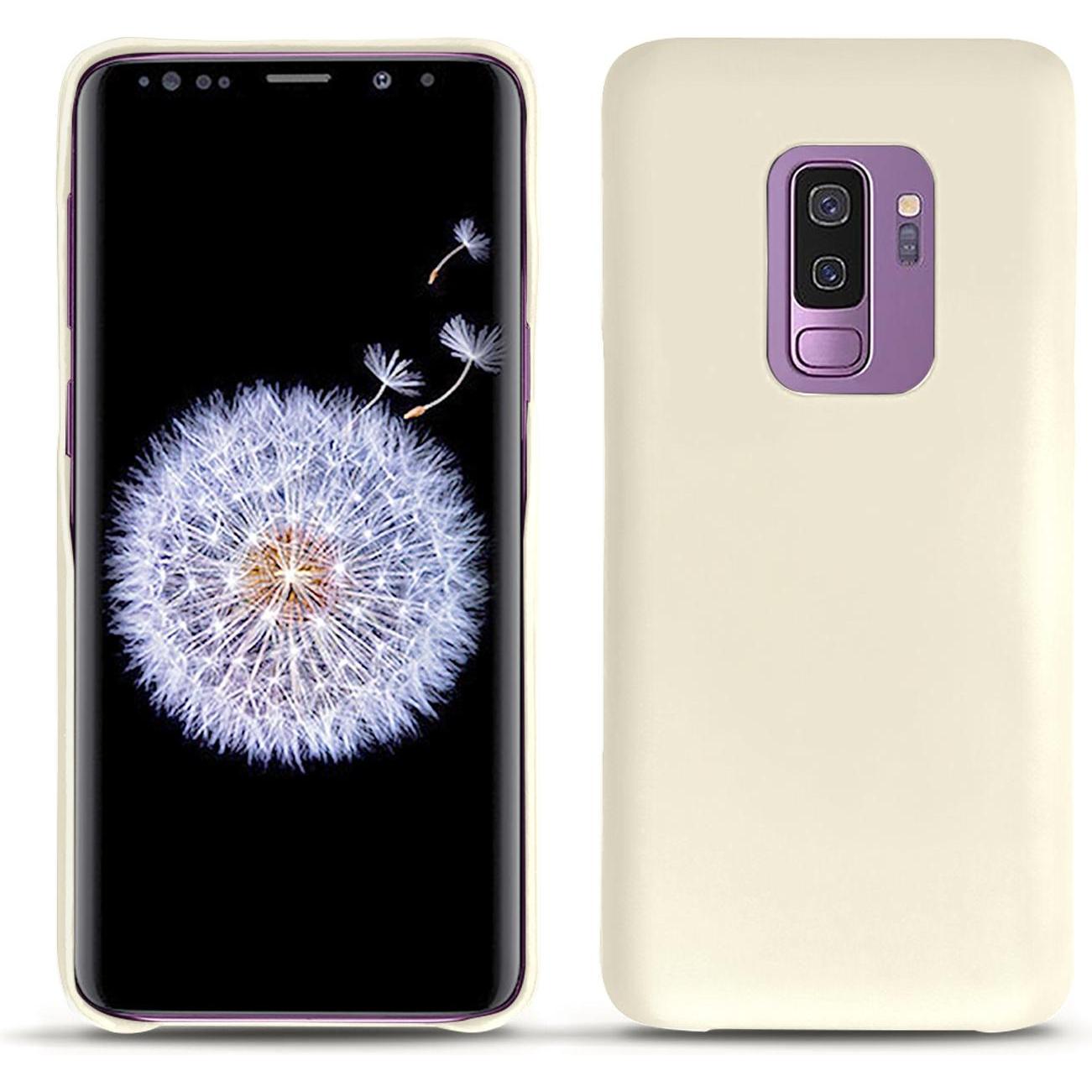 Thumbnail - Noreve Lederschutzhülle (Samsung Galaxy S9+), Smartphone Hülle, Weiss