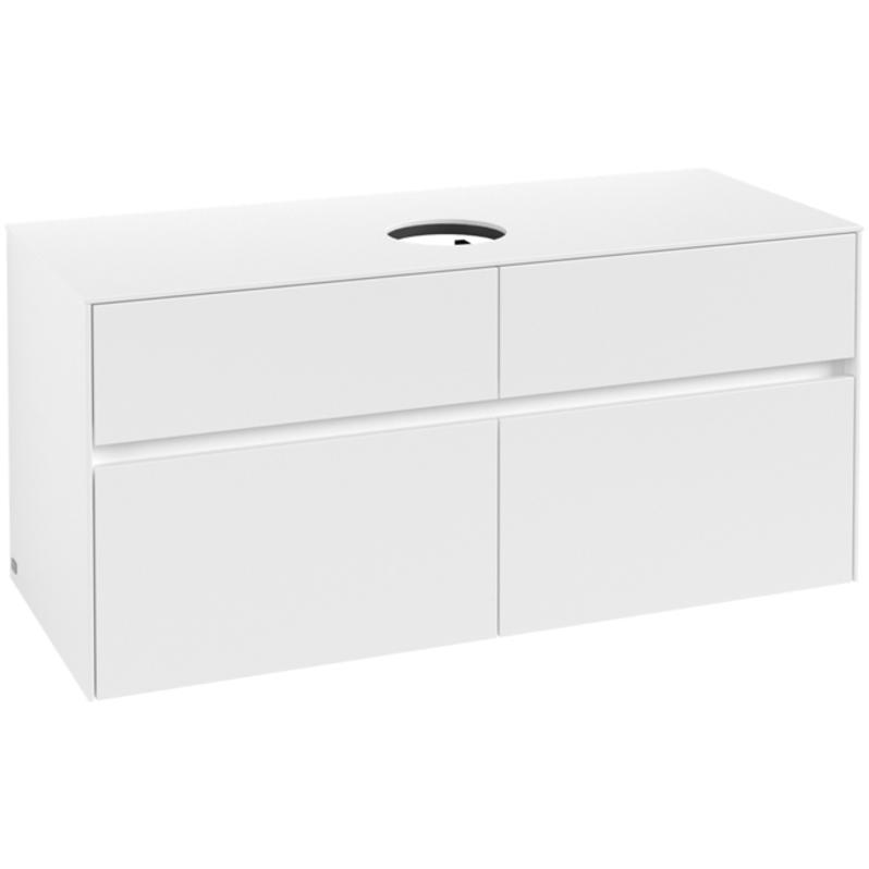 Villeroy & Boch, Waschbeckenunterschrank, Collaro Waschbeckenunterschrank 1200x548x500 mm, 4 Auszüge, für Waschbecken mi...