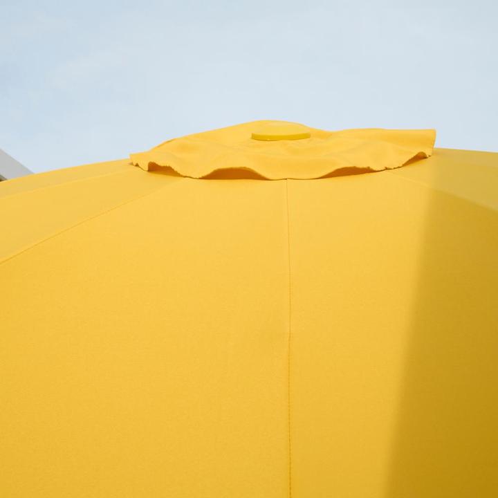 Produktbild Siena Garden Paolo Mittelstockschirm mustard Ø 270 cm (2.70 m)