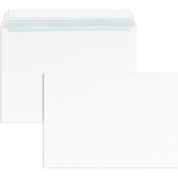 Blanke, Briefumschlag, Briefumschläge C5 100g/qm haftklebend VE=500 Stück weiss (C5, 500 x)
